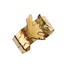 Bracelet en laiton Navratri 2000, célèbre pour sa coupe élégante et son design raffiné, bijou doré poli découpé au laser pour femme, fait main - Product Image 2