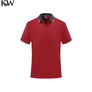 เสื้อโปโลแขนสั้นคอปกสีทึบสำหรับผู้ชาย, เสื้อโปโลกลางแจ้งลำลองใส่ทุกวันมีกระดุม13สีฤดูร้อน - Product Image 1