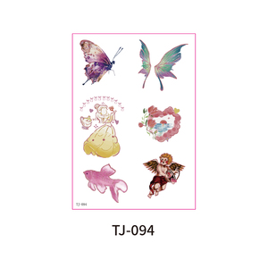 Nuevo diseño de moda colorido metálico holográfico oro y oro rosa tamaño pequeño tatuaje temporal pegatinas para mujeres y niñas - Product Image 3