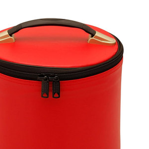 Maçonnique Shriner Fez chapeau/casquette étui en cuir rouge, strass de broderie à la main et boîte de rangement d'affichage de fil de lingot - Product Image 6