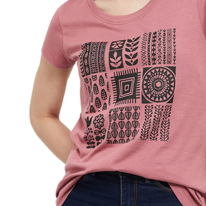 OEM Service เสื้อยืดผู้หญิงดีไซน์ใหม่เสื้อยืดผู้หญิงแบบลำลองสำหรับขนาดผู้ใหญ่ - Product Image 2