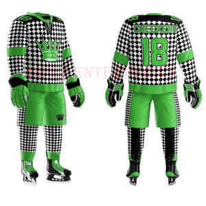 Maillot de hockey sur glace personnalisé OEM de haute qualité, vêtements d'équipe pour adultes, vêtements de sport, vente en gros, uniforme de hockey sur glace de style chemise - Product Image 1