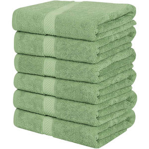 Juego de toallas de baño de Spa de Hotel de lujo 100% algodón turco genuino de secado rápido y absorbente tejido suave Color sólido 3 piezas para recién nacidos - Product Image 2