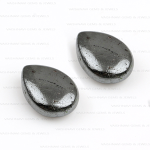 Calidad Premium 10x14mm forma de pera Briolette hematita natural cuarzo piedra preciosa suelta para la fabricación de joyas DIY - Product Image 3