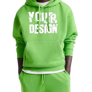 Conjunto Deportivo de Moda, Nuevo, Personalizado, de Primera Calidad, con Serigrafía, de Algodón Francés, Estilo Urbano, 500 GSM - Product Image 4