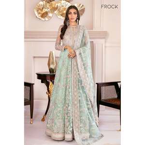 Embroidered Chiffon <b>Net</b> <b>Fabric</b> Unstitched CH08-10 - Product Image 4