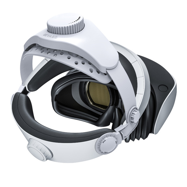 PlayStation VR2 Elite Headband by DEVASO - Glasses-Friendly, Lightweight, and Comfortable VR Accessory