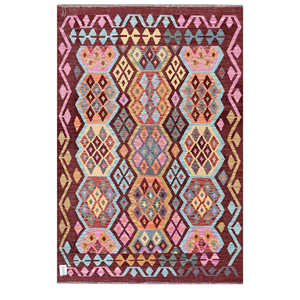 พรมกิลิม ไมมาณา อัฟกานิสถาน ขนาด 180 x 123 ซม. ชุดพรมปูพื้น - Product Image 1