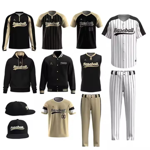 Vente en gros d'uniformes d'équipe de style maillot avec chaussettes, chapeau et sacs à dos maillot de baseball avec logo personnalisé - Product Image 1