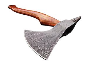 Wholesale Customized High Quality OEM ODM Service Industrial Grade Damascus Steel Double Blade <b>Axe</b> Tomahawk Head Cutting <b>Wood</b> - Product Image 4