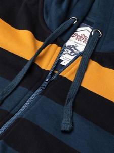 Chaqueta de algodón 100% para hombre al por mayor con paneles de color en contraste, cremallera completa, bolsillos y logotipo personalizado OEM, estilo urbano. - Product Image 4