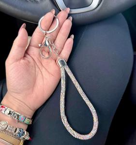 Cordón de llavero hecho a mano con cuentas de semillas para mujer, llavero de cordón de cuentas de semillas hecho a mano personalizado para insignia de identificación - Product Image 4