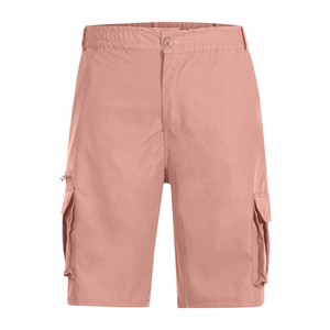 Pantalones cortos de carga transpirables informales de talla grande para hombre, diseño personalizado, Color sólido, cintura elegante de verano - Product Image 1