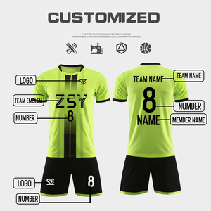 Conjunto de uniforme de fútbol de secado rápido con logotipo personalizado, ropa deportiva de fútbol, uniformes de fútbol de alta calidad, camiseta de fútbol, camiseta de fútbol - Product Image 2