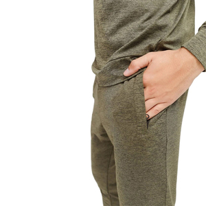 Conjunto Deportivo Informal Personalizado con Logotipo para Hombre, Otoño Invierno, Chaqueta de Forro Polar Grueso, Sudadera con Capucha y Pantalones Deportivos - Product Image 3