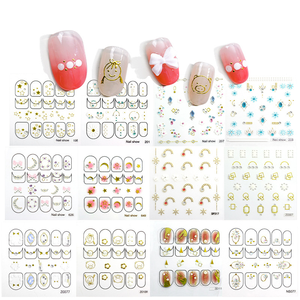 Adesivi e Decalcomanie 3D in Plastica Autoadesivi per Nail Art - Accessori per Decorazione e Design Unghie - Product Image 1