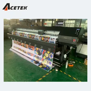 Acetek 3.2m 10 피트 DX5 DX8 i3200 헤드 1440dpi 대형 포맷 Maquinas de 배너 비닐 스티커