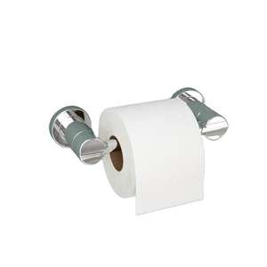 Porte-papier toilette sur pied en acier inoxydable plaqué argent durable, accessoire pour la maison, l'hôtel ou la salle de bain du restaurant - Product Image 1