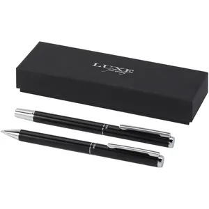 Ensemble de stylos en aluminium recyclé Lucetto, cadeaux d'affaires écologiques - Product Image 2