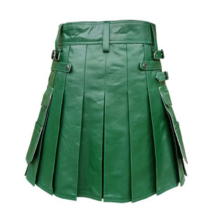 Kilt en cuir à vêtements de cérémonie dans les Highlands écossais de qualité supérieure vente en gros nouveau kilt en cuir Design avec toutes les tailles disponibles - Product Image 2