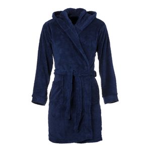 เสื้อคลุมอาบน้ำผ้าฝ้าย100% เทอร์รี่สีทึบดีไซน์แบบกำหนดเองส่งออก - Product Image 6