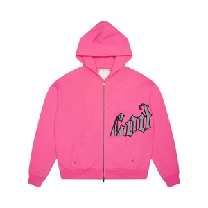 Chándal de lana lavado de felpa francesa Patrón de logotipo bordado personalizado Manga larga Algodón/Poliéster Fleece lavado Technics Puff - Product Image 2