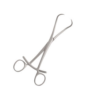 Pinzas de reducción ósea de alta calidad de 5.5 pulgadas con acabado Dall, instrumentos quirúrgicos ortopédicos curvos con trinquete de acero inoxidable. - Product Image 2