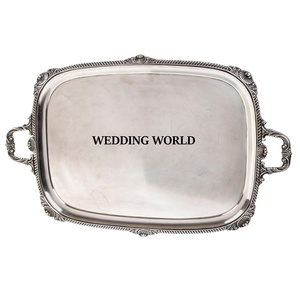 Plateau à chocolat en acier design Plateau à chocolat fantaisie fait main nickelé Plateau à chocolat de luxe le plus vendu - Product Image 5