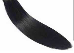 Compre cabello liso de hueso liso natural en línea en la India con color de cabello natural - Product Image 5