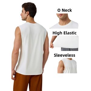 Quick Dry Soft Lightweight Cooling Feel Sleeveless Men's Tops Training Wear Workout Running Tank Top for Men - Product Image 3
