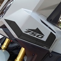 Autocollants décoratifs en résine 3D Labelbike pour panneaux de carénage latéraux X-Adv 2025 (Italie)