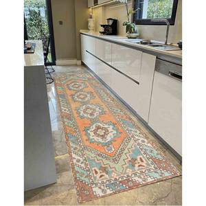 Geometric Pattern Printed <b>Rug</b>, Modern <b>Chenille</b> Design for Living Room,Nonwoven Soft <b>Rug</b> - Product Image 4