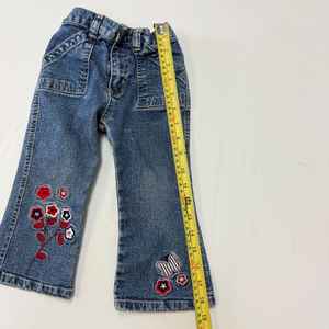 Pantalones Vaqueros Holgados de Algodón Bordados 2T EOutfit para Mujer, Estilo Moderno Y2K Gótico Emo Alternativo Skater de MS Handicraft - Product Image 1