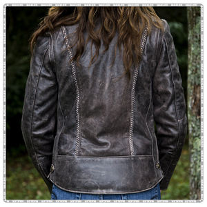 Chaqueta de moto de cuero para Hombre | Chaqueta de motorista aprobada por CE para todas las estaciones | Chaqueta de montar duradera - Product Image 4