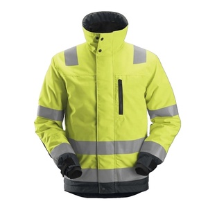 Winter Detachable Reflective <b>Jacket</b> Security Protection Rain Safety Workwear <b>Hi</b> <b>Vis</b> Waterproof <b>Jacket</b> With Multi-pockets - Product Image 1