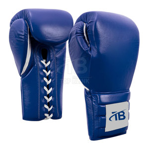Guantes de boxeo profesionales para hombres con muñeca con cordones Material de cuero Precio razonable para accesorios de artes marciales juveniles - Product Image 3