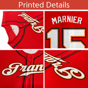 Precio al por mayor de fábrica Personalización Flexible Personalizado Uniformes de béisbol para hombres Juego profesional Equipo Jerseys 100% - Product Image 4