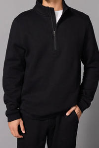 Indemand Hombres de lujo transpirable cuello redondo sudadera de gran tamaño elegante Casual 100% algodón pulóver sudadera con logotipo personalizado - Product Image 6