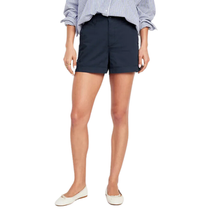 Pantalones cortos elásticos de tiro medio de alta calidad para mujer, pantalones cortos transpirables de 3 pulgadas con cremallera derecha para tarjetas y llaves - Product Image 4