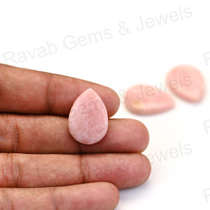 16x22mm Natural Rosa amazonita suave pera Briolette calibrado al por mayor piedras preciosas sueltas de alto pulido para joyería de plata fina - Product Image 1