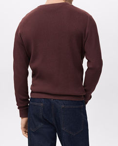 Nuevo Cárdigan de Punto para Mujer, Estilo Casual de Otoño, Manga Tres Cuartos, Cierre de Cremallera, Jacquard, Nailon/Acrílico, Logotipo Frontal - Product Image 2