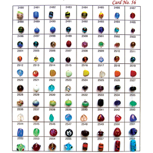 Meilleures ventes de perles de verre rondes de petite taille au chalumeau en cristal au design unique pour la fabrication de bracelets et de composants de bijoux exclusifs - Product Image 2