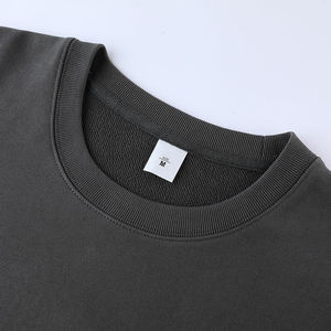 Conjunto Deportivo de 2 Piezas para Hombre, Sudadera y Pantalones de Chándal, Cuello Redondo, 100% Algodón, 530 GSM, Grueso, Estampado Sólido, Invierno, OEM Personalizado - Product Image 2