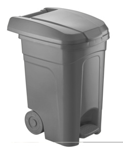 Cubo de Almacenamiento de Plástico Resistente de 80L con Ruedas y Pedal, Ecológico para Uso en Interiores/Exteriores en el Hogar, Oficina o Jardín - Product Image 5