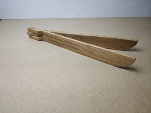 Pinzas de madera de forma única, diseño elegante hecho a mano, herramienta de cocina perfecta para el hogar, restaurante, utensilio de uso diario, el mejor de la India - Product Image 4