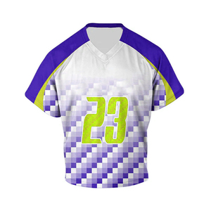 Camiseta de Lacrosse Totalmente Personalizada, 100% Poliéster, Secado Rápido, Impermeable, Venta al por Mayor Directa de Fábrica para Equipos y Ligas, Precio Bajo - Product Image 5
