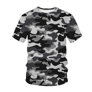 Camiseta de Manga Corta Unisex al por Mayor, Personalizada, de Camuflaje Vintage, Transpirable, con Protección UV, Secado Rápido, de Poliéster, Talla Grande - Product Image 1
