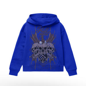 Sudadera con capucha de lana desgastada con lavado ácido para hombre y mujer, 100% algodón, logotipo personalizado, tendencia de alta calidad, moda de invierno, gran oferta, teñido liso - Product Image 4