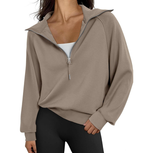 เสื้อสเวตเตอร์สวมหัวแขนยาวแบบรูดซิปครึ่งไซส์พิมพ์ลายอินเทรนด์คอลเลกชัน Y2K ฤดูใบไม้ร่วงสาววัยรุ่น100% - Product Image 2