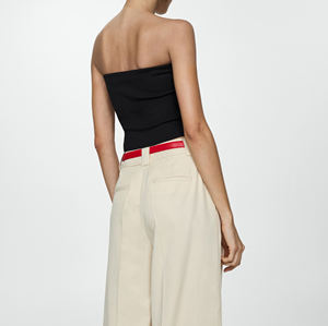 100% coton été utilisation décontracté et confortable femmes haut court haute qualité conception personnalisée culture t-shirts pour femmes - Product Image 5